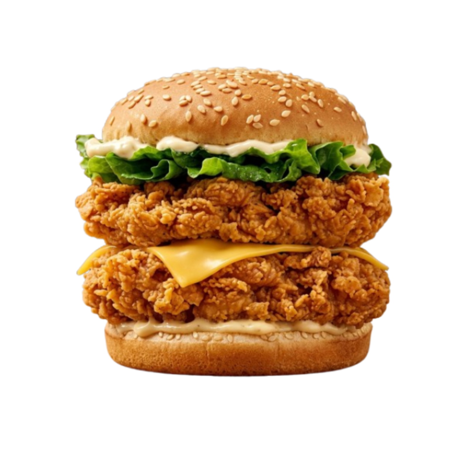 Double Chicken Fillet Burger